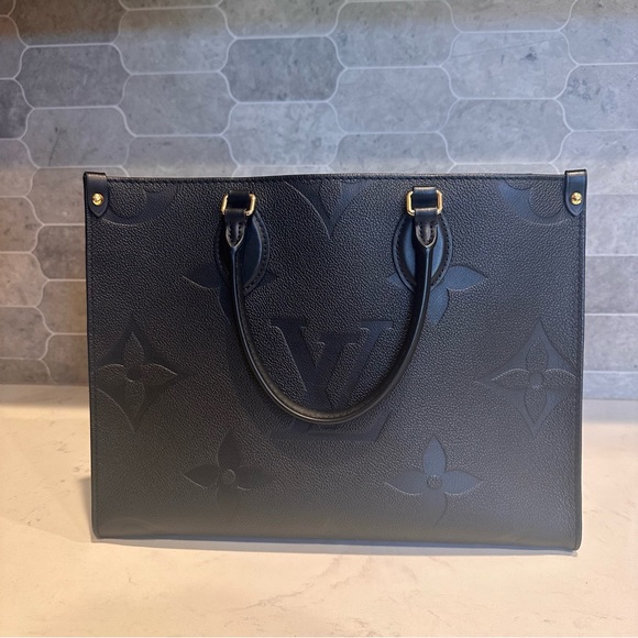 Louis Vuitton On The Go MM Black Empreinte - Picture 2 of 12